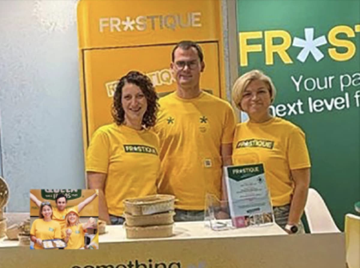 Frostique founders Siel and Eva with their team